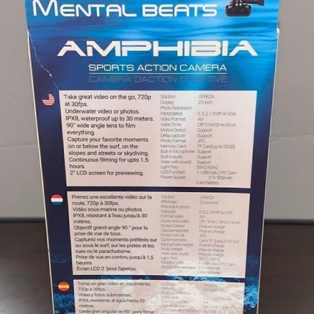 Amphibia Waterproof CameraWaterproof up to 30 M - Picture 3 of 6